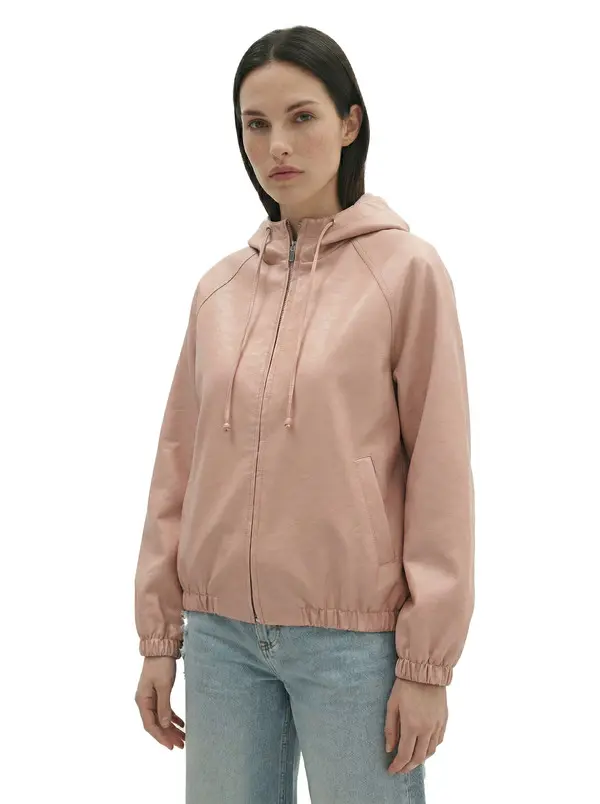 Faux Leather Jacket 4 Image