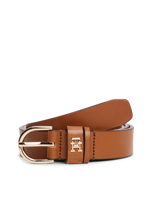 Essential TH Monogram Leather Belt 1 Image