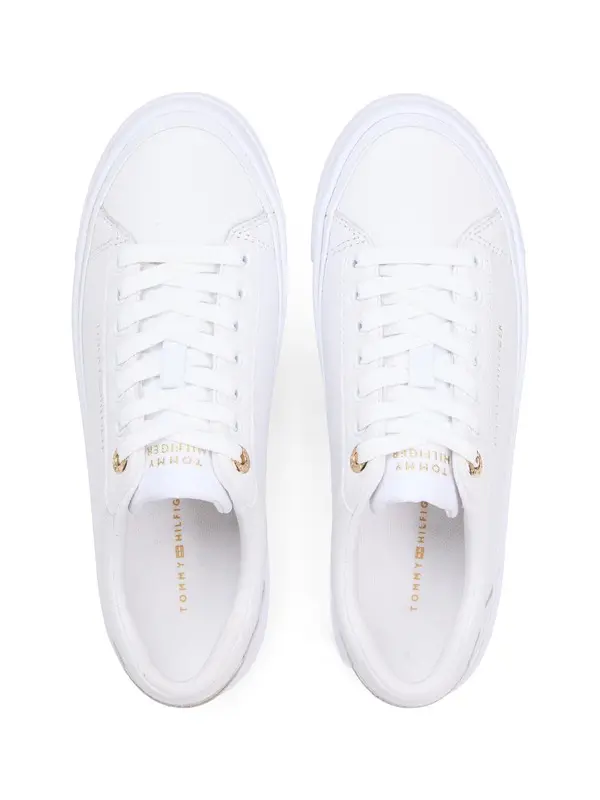 TH Foxing Platform Leather Sneakers 2 Image