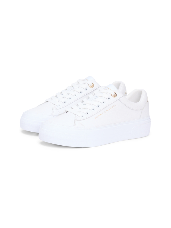 TH Foxing Platform Leather Sneakers 4 Image