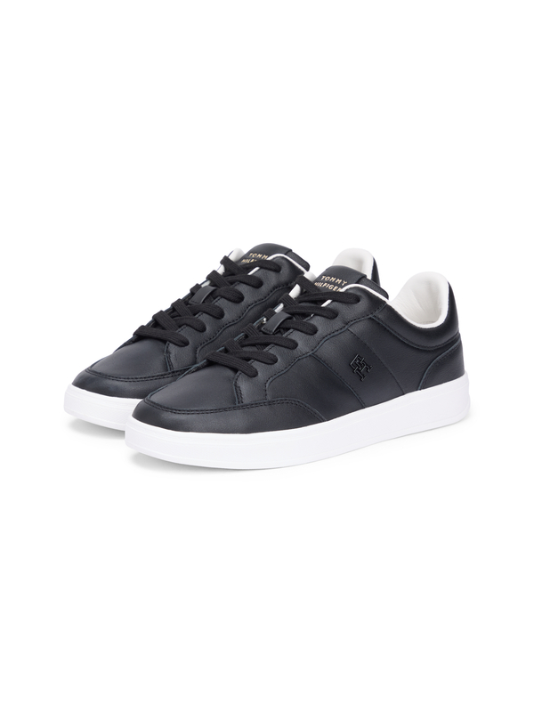 TH Monogram Leather Court Trainers 4 Image