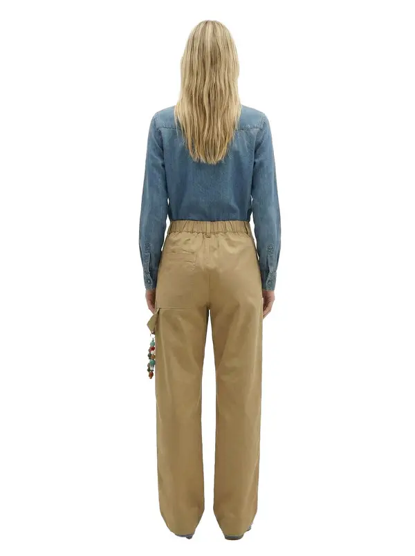 Cargo Pants With Chain And Beads 3 Image
