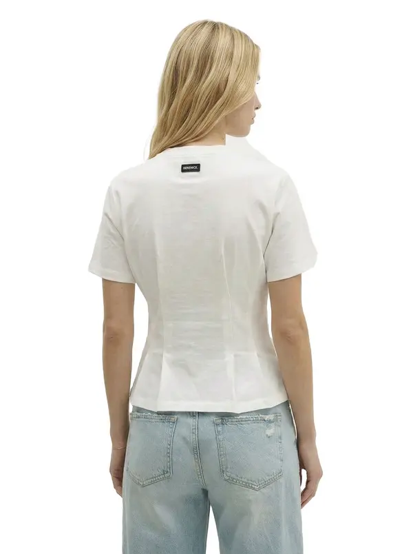 Fitted Waist Short Sleeve T-Shirt 2 Image