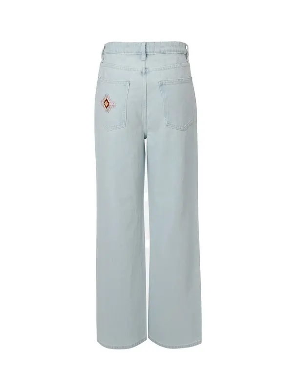 Straight Jeans With Embroidery 2 Image