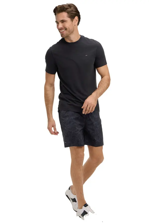 Tropical Print Swim Shorts  2 Image