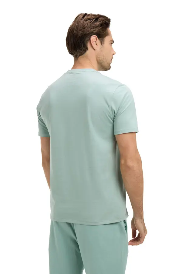 Regular Fit Short-Sleeve Pima Cotton T-Shirt  2 Image