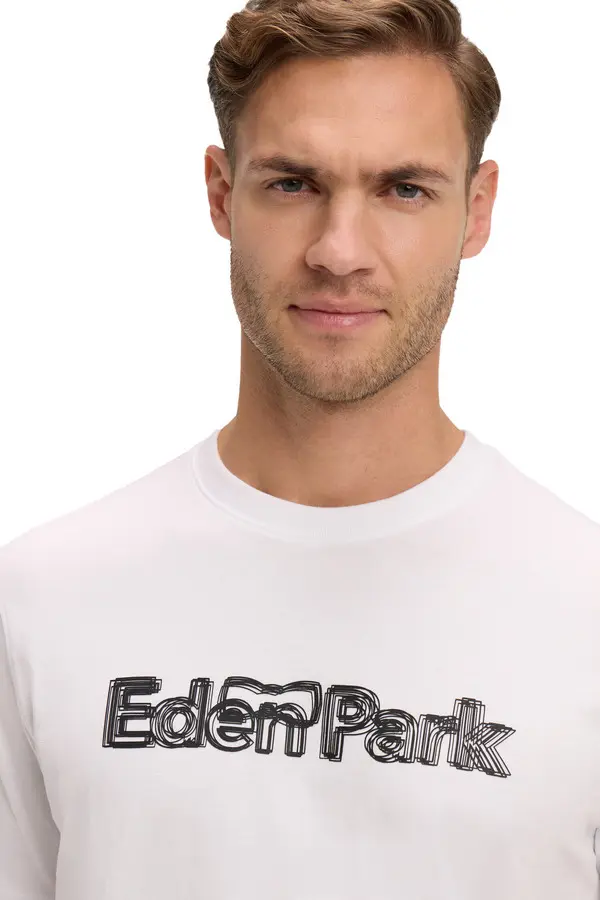 Regular Fit Cottoon Short-Sleeve Printed T-Shirt  2 Image