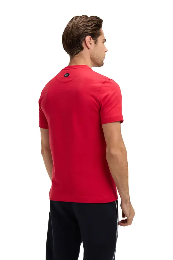 Regular Fit Cotton Short-Sleeve T-Shirt With Print  3 Image