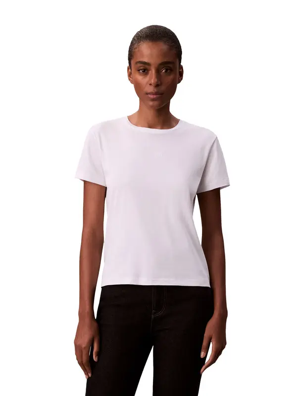 Round Neck Basic Short Sleeve T-shirt 3 Image
