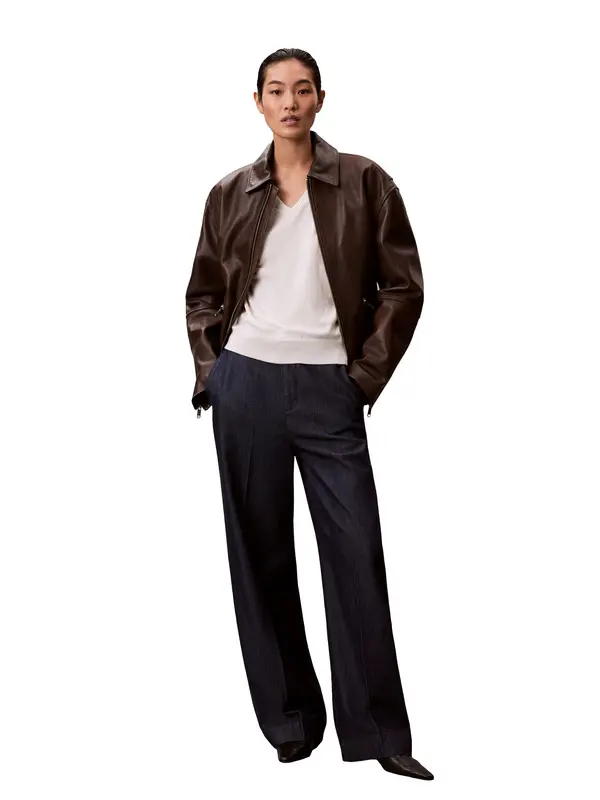 Ultra High Denim Trousers 3 Image