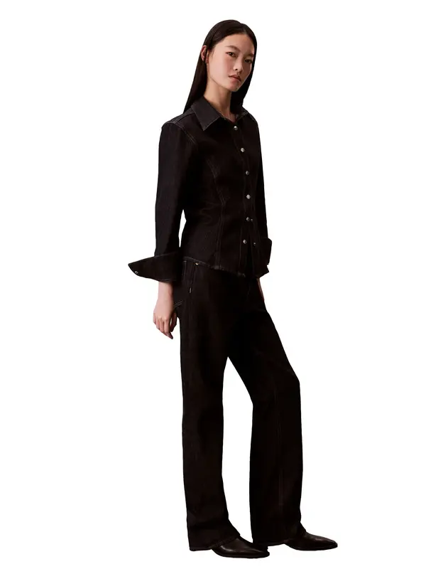 Straight Bootcut Jeans 1 Image