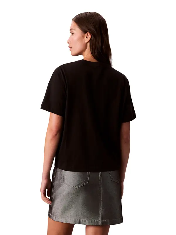 Cocktail Logo Graphic Boxy Short Sleeve  T-Shirt 1 Image