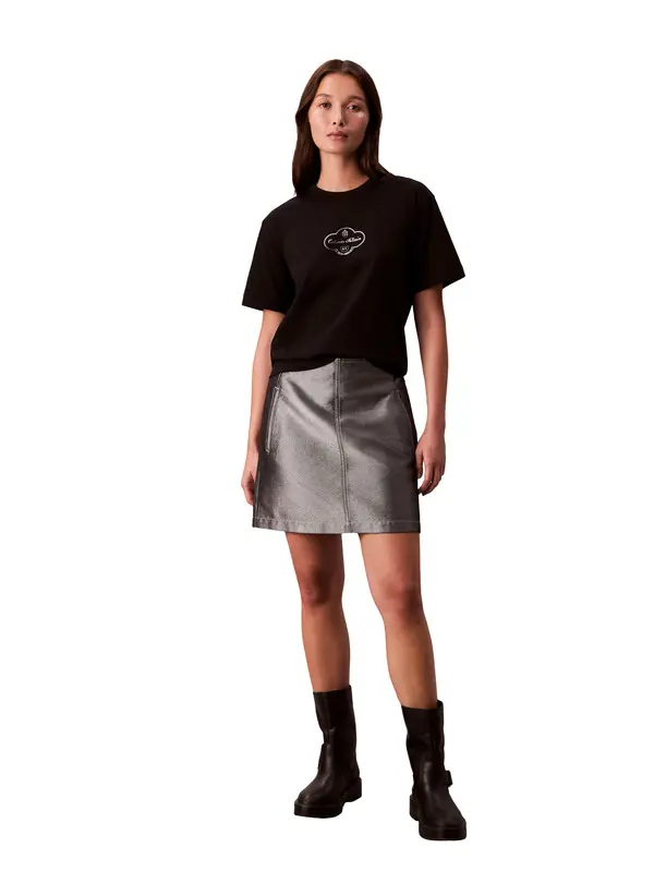 Cocktail Logo Graphic Boxy Short Sleeve  T-Shirt 3 Image