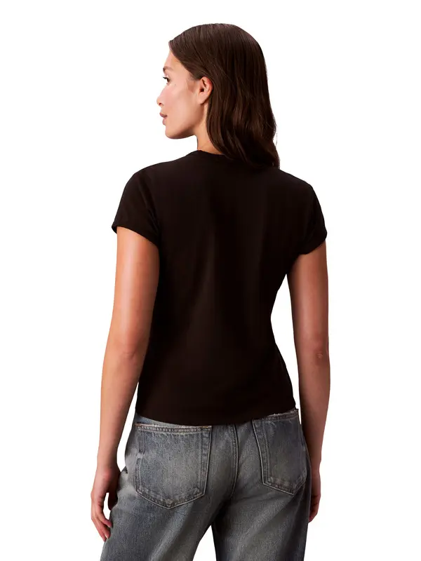 Cocktail Logo Graphic Slim Short Sleeve T-Shirt 2 Image