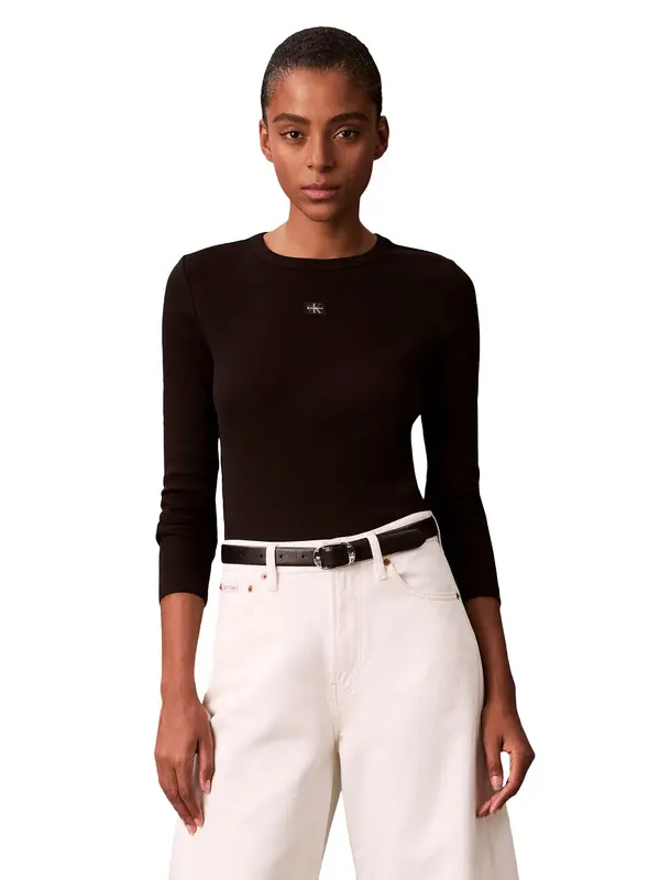 Slim Fit Long Sleeve Top 2 Image