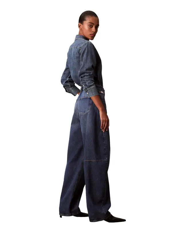 High Rise Barrel Jeans 2 Image