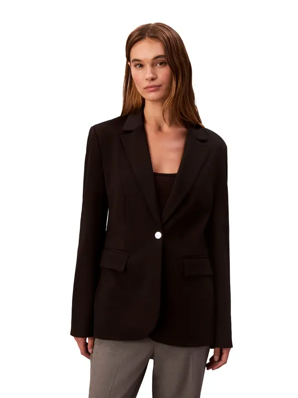 Slim Fit Single-breasted Blazer 3 Image