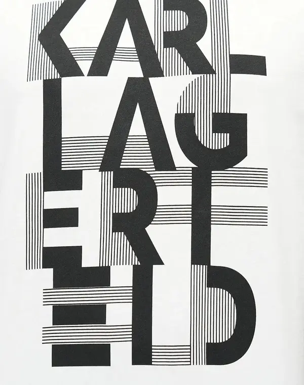 Monogram Block Typography T-Shirt 2 Image