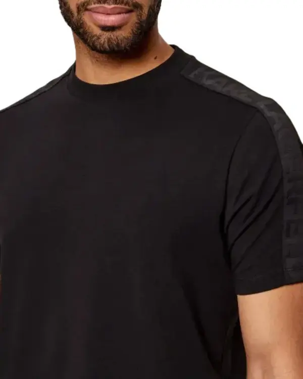 Tape Logo Shoulder Short Sleeve T-Shirt 2 Image