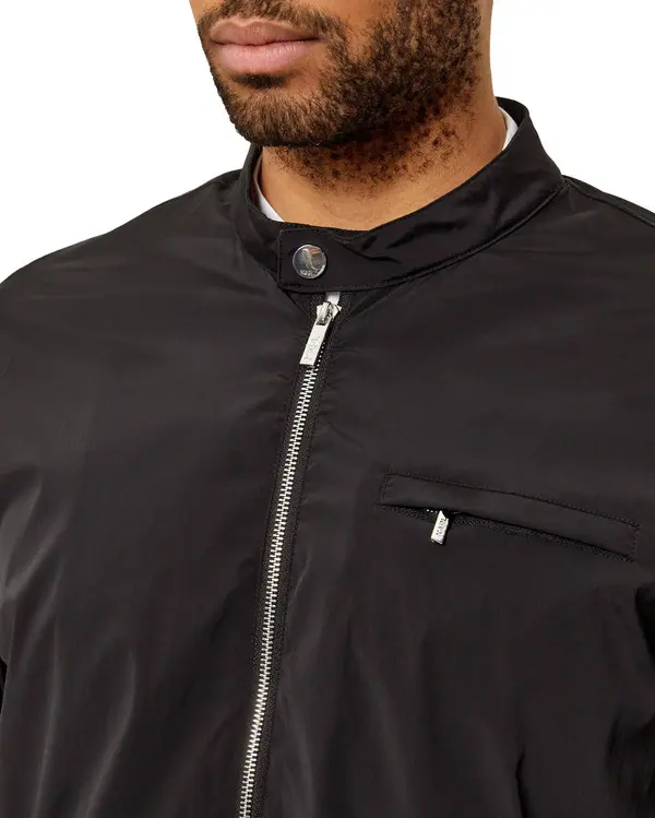 Lightweight Bomber Jacket with Zip-Front 2 Image