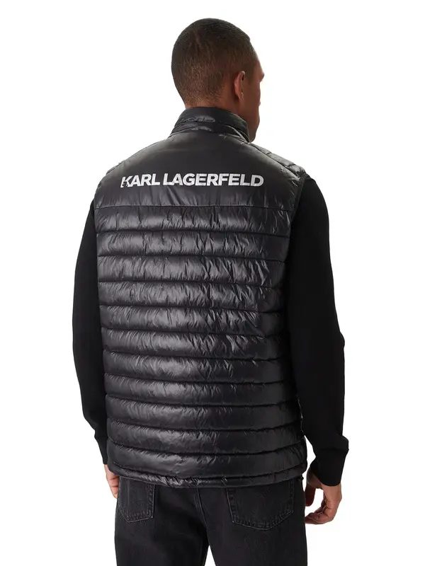 Lightweight Puffer Logo Sleeveless Jacket 3 Image