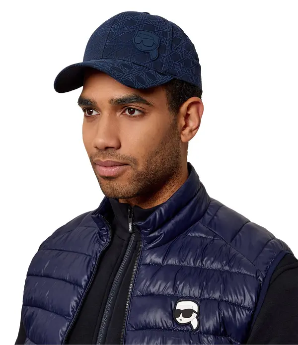 Monogram Pattern Baseball Cap 2 Image