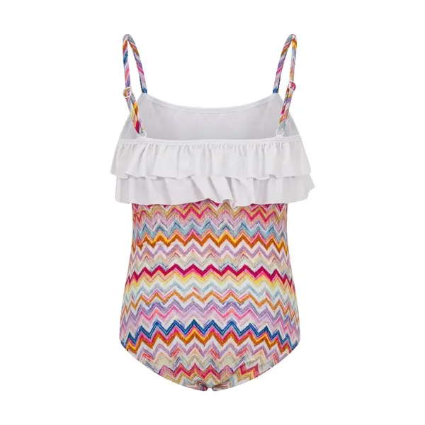 Ruffled Zig-Zag Two-Piece Swimsuit 1 Image