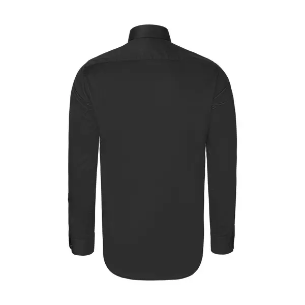 Plain Long Sleeve Shirt with Embroidered KL Collar Logo 1 Image