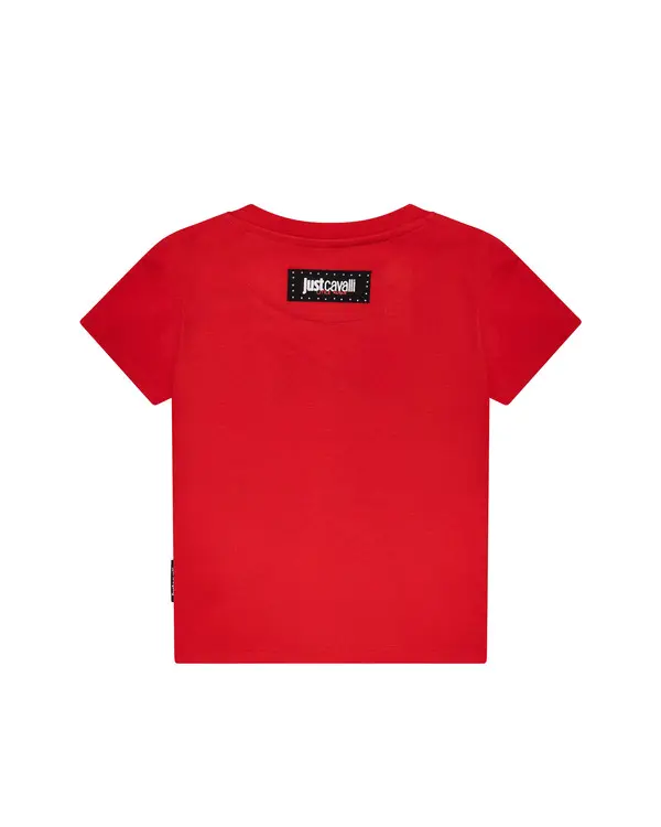 Short Sleeve T-Shirt with Gothic Monogram Graphic 1 Image