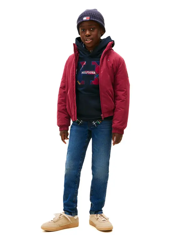 Kids Boys Faded Straight Leg Jeans 2 Image
