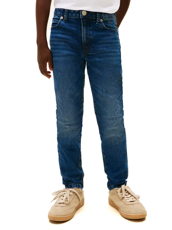 Kids Boys Faded Straight Leg Jeans 3 Image