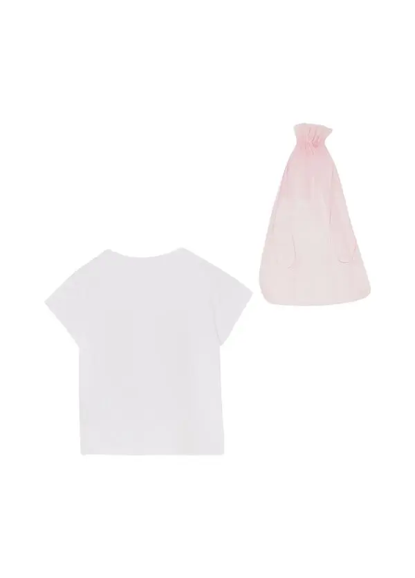 "Today Is My Day" Graphic T-Shirt with Tulle Gift Bag 1 Image