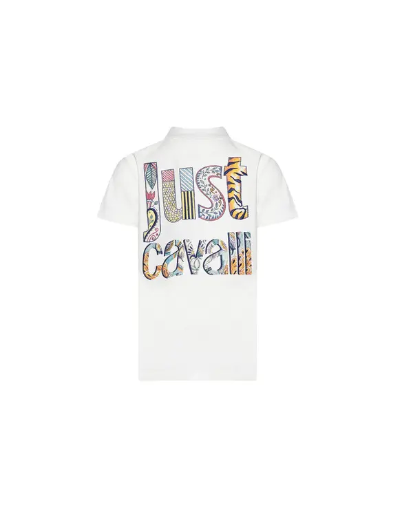 Polo Shirt with Multi-Pattern Back Logo 1 Image