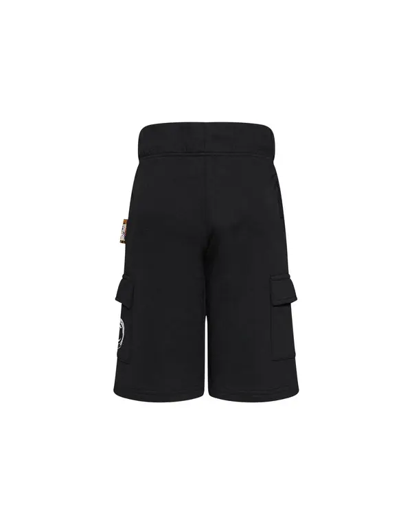 Kids Boys Cargo Cotton Shorts with Red Drawstring 1 Image