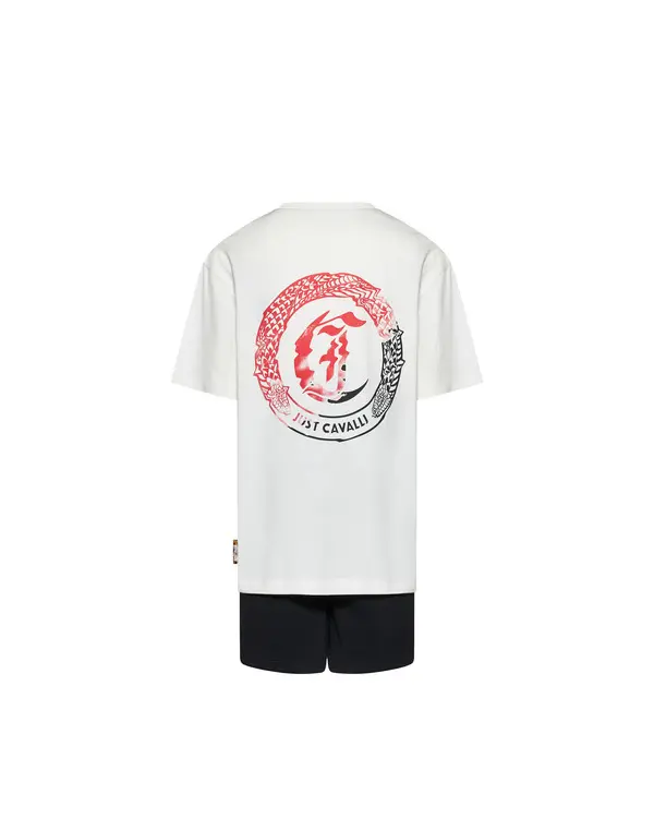 Snake Graphic T-Shirt & Shorts Set 1 Image