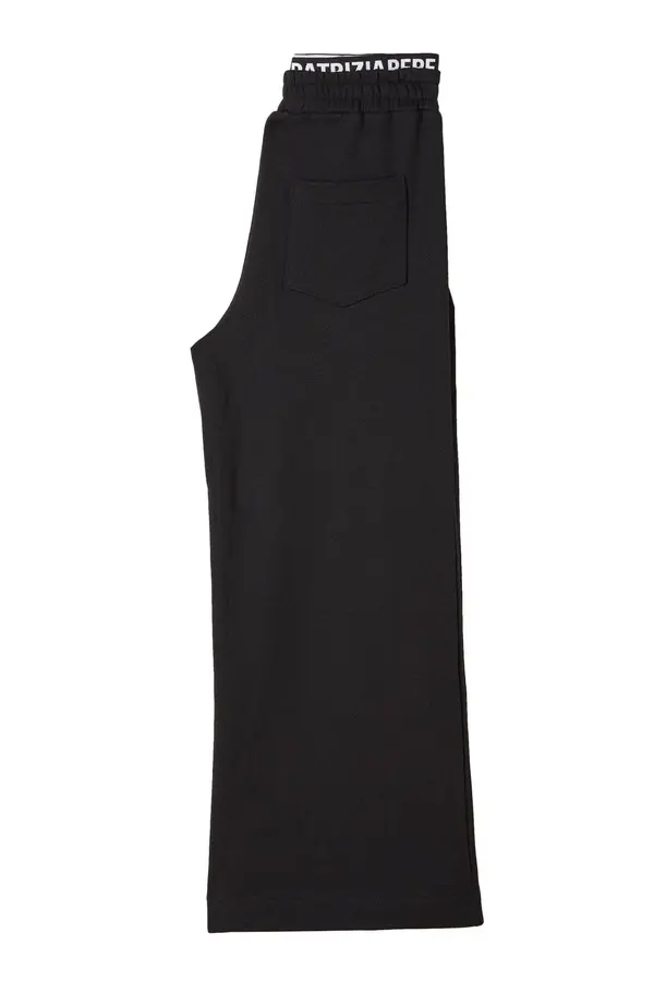 Wide-Leg Sweatpants with Logo Waistband 1 Image