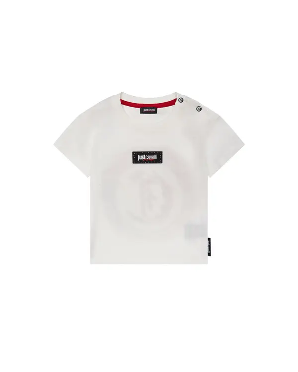 Box Logo T-Shirt & Contrast Drawstring Shorts Set 1 Image