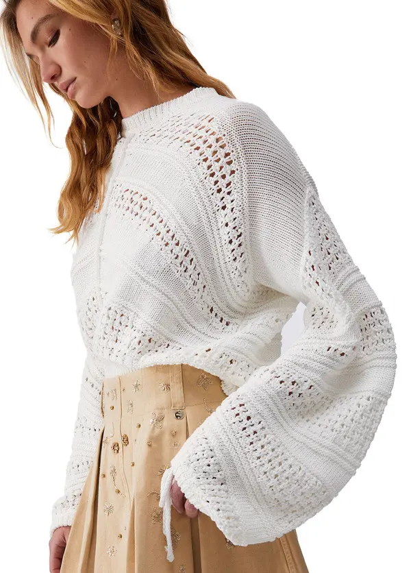 Crochet Long Sleeves Jumper 2 Image