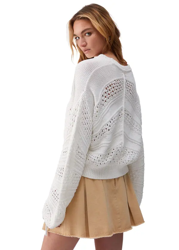 Crochet Long Sleeves Jumper 3 Image