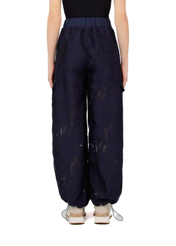 Organza Jacquard Wide Leg Trousers 3 Image