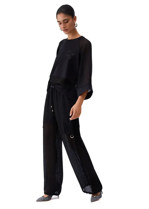 Mesh Cargo Trousers 3 Image