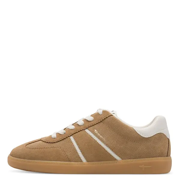 Multi-Texture Retro Lace Up Sneakers 1 Image