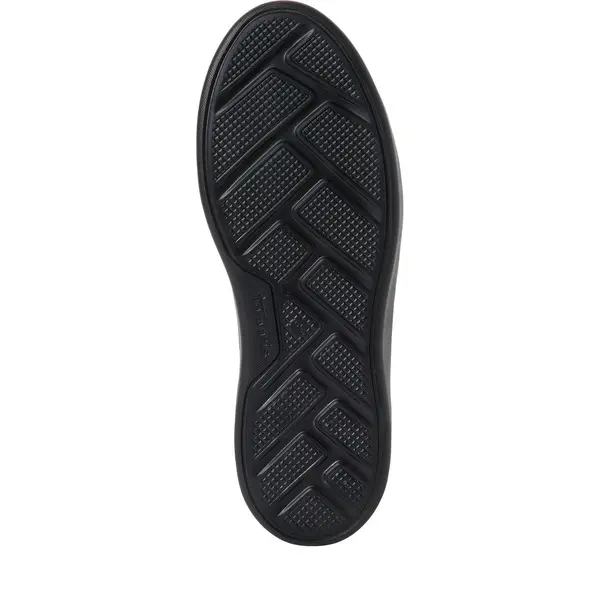 Minimalist Leather Sneakers with Zipper 4 Image