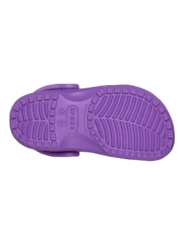 Kids Baby Girl Classic Clog Purple 1 Image