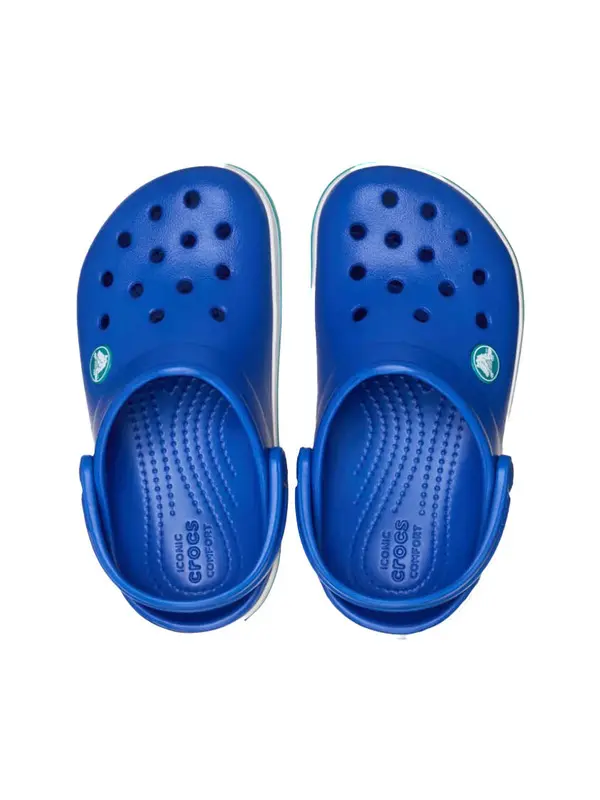 Toddler Crocband Clog Blue Bolt & Turbo Teal 3 Image