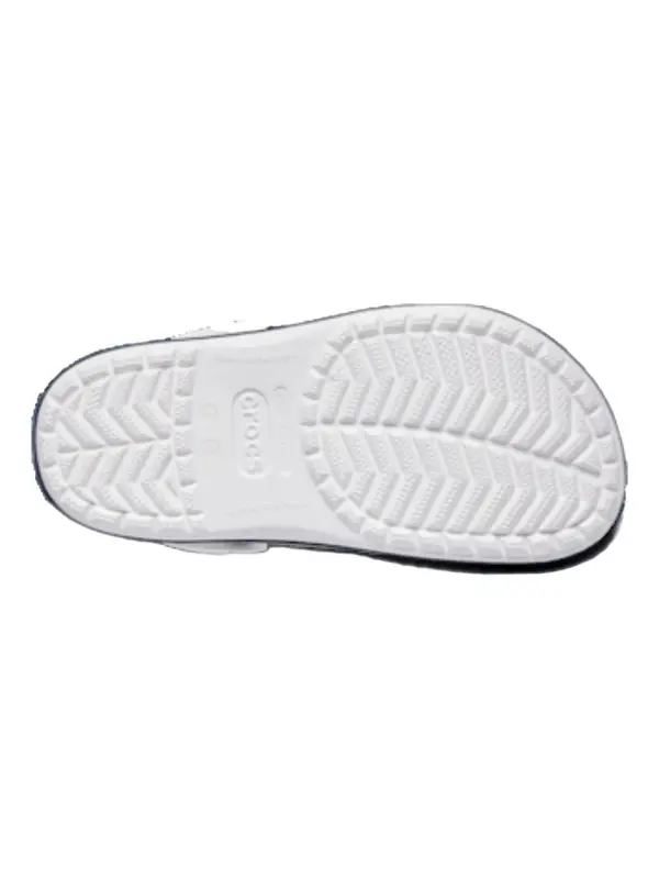 Kids Crocband Clog White & Navy 1 Image