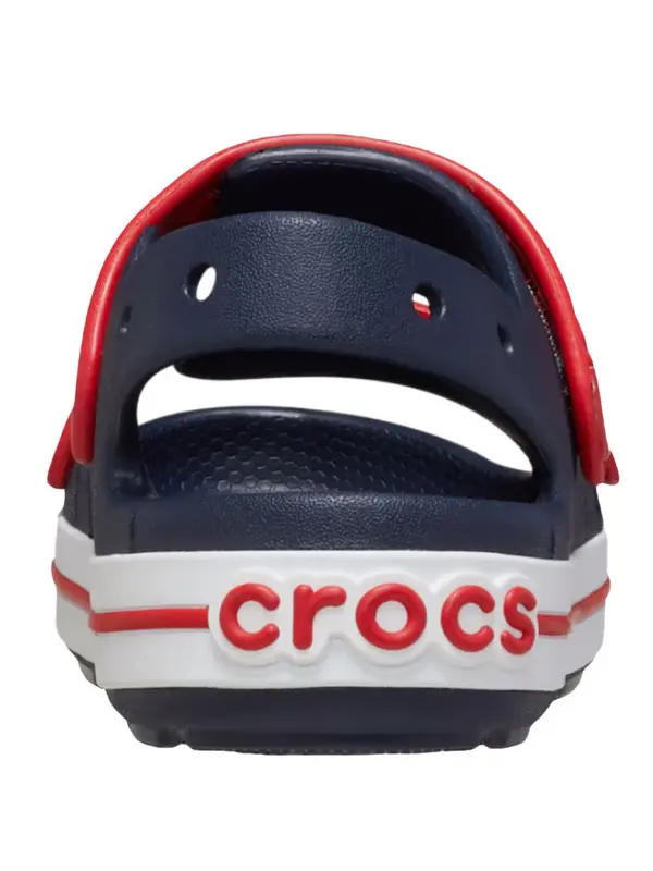 Kids Baby Boy Crocband Cruiser Sandal Navy & Varsity Red 2 Image