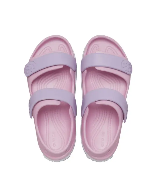 Baby Girl Crocband Cruiser Sandal Ballerina & Lavender 3 Image