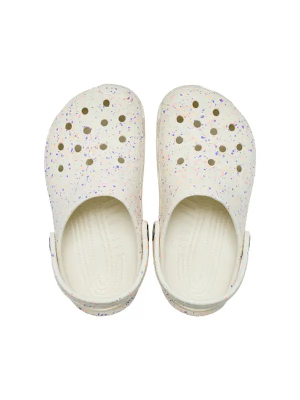 Kids Classic Glow Paint Splatter Clog White&  Multi 3 Image