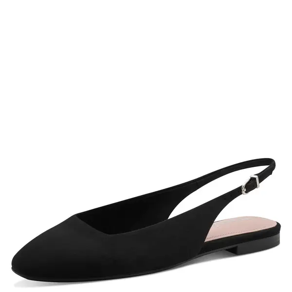 Suede Round-Toe Slingback Ballerina 2 Image